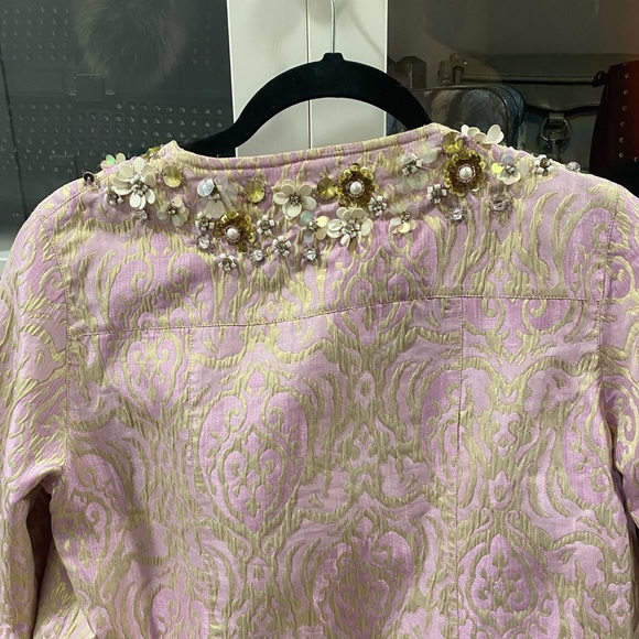 Gorgeous two piece brocade embellished short set - Picture 6 of 6